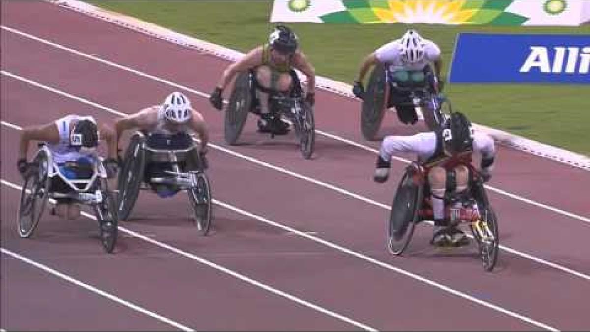 Men's 100m T51 | final |  2015 IPC Athletics World Championships Doha