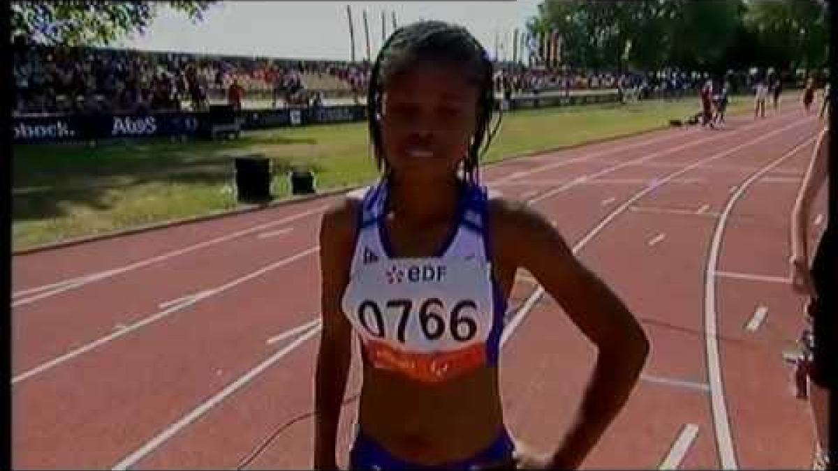 Athletics - women's 200m T37 semifinals 1 - 2013 IPC Athletics World Championships, Lyon