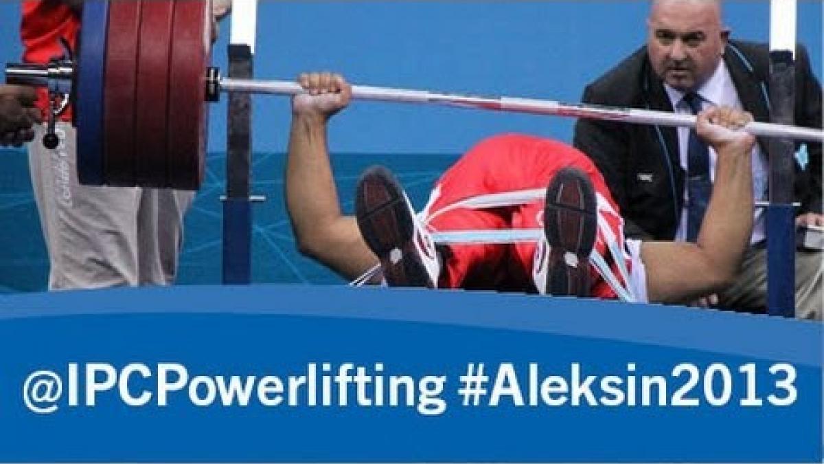 Powerlifting - men's -54kg - 2013 IPC Powerlifting Open European Championships Aleksin