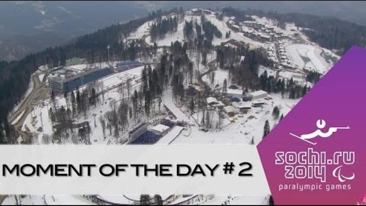 Day 2  | Cross-Country moment of the day | Sochi 2014 Paralympic Winter Games