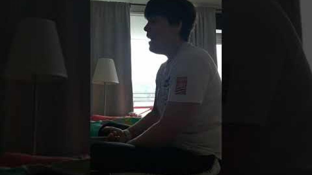 Video Thumbnail about Para alpine skiing athlete Hanne Vadseth singing.  