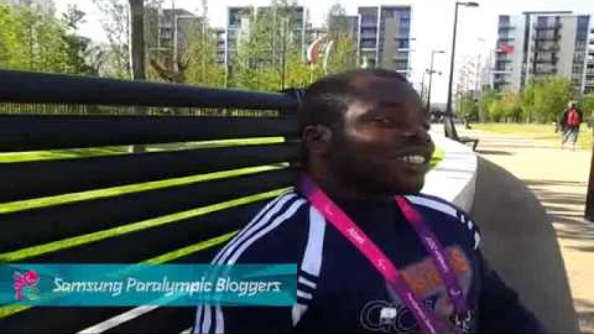 Samsung Blogger - Silver medallist Anthony Ulonnam, Nigeria, power lifting, Paralympics 2012