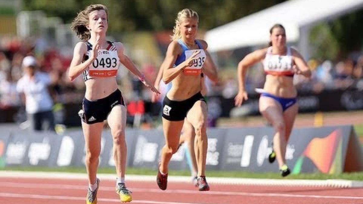 Athletics - women's 100m T38 final - 2013 IPC Athletics World Championships, Lyon