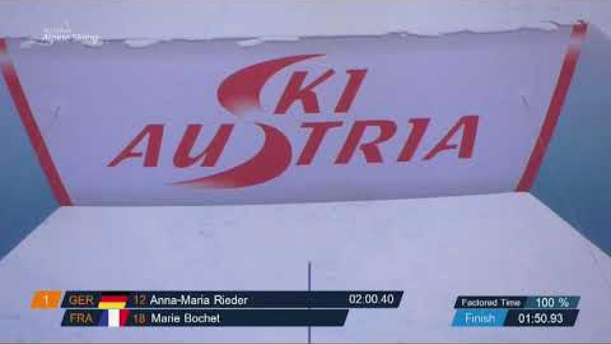 Marie Bochet | Women's standing slalom 2 | World Para Alpine World Cup | Kuhtai