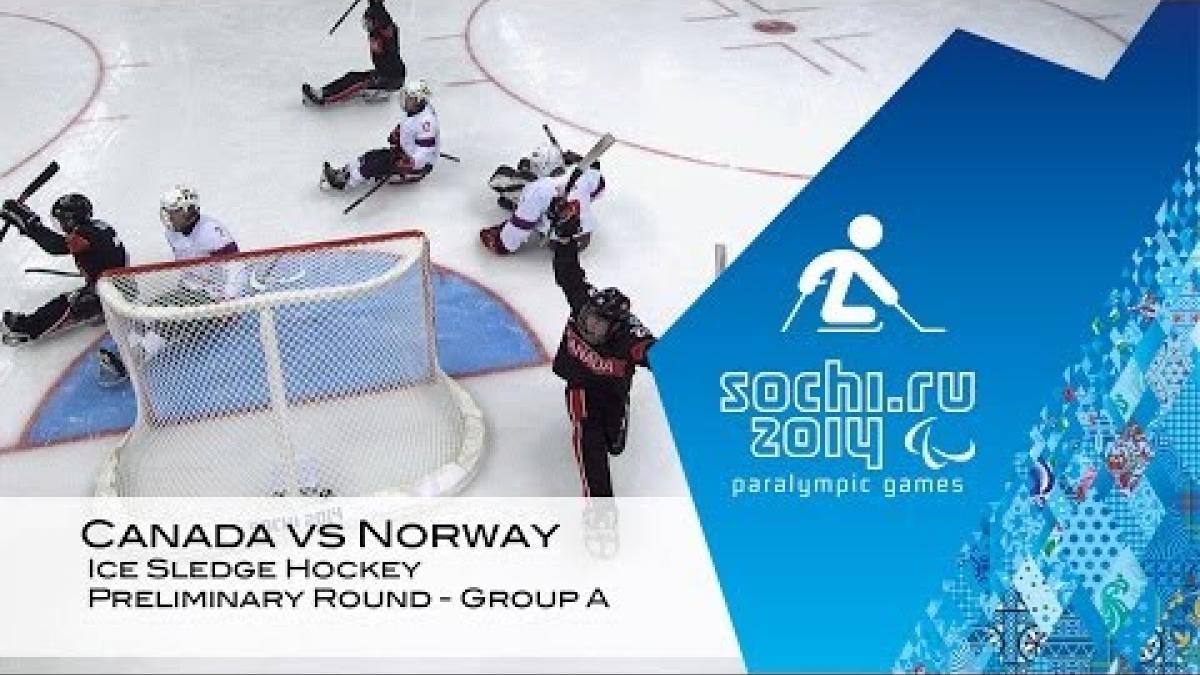 Canada vs Norway highlights | Ice sledge hockey | Sochi 2014 Paralympic Winter Games
