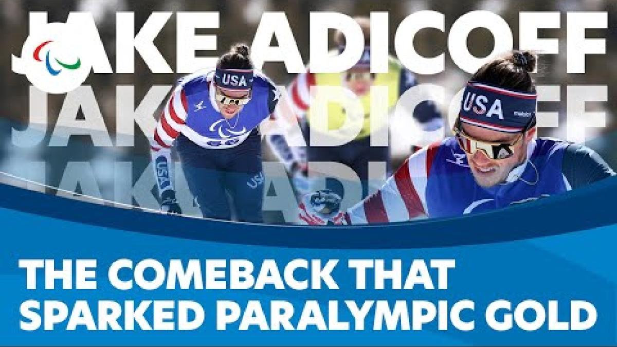 Thumbnail shows male Para cross-country skiing athlete