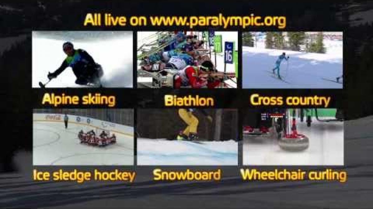 Watch the Sochi 2014 Paralympic Winter Games LIVE