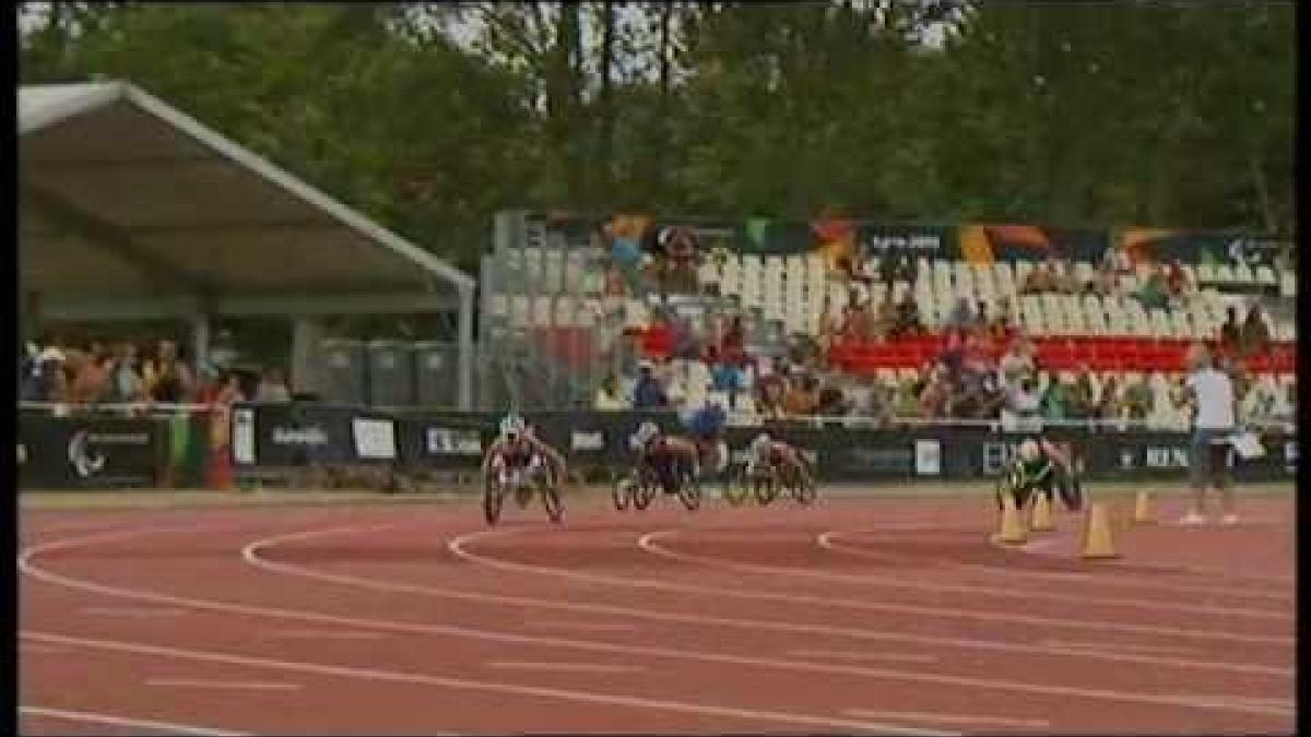 Athletics -  women's 200m T52 Medal Ceremony  - 2013 IPC Athletics World Championships, Lyon