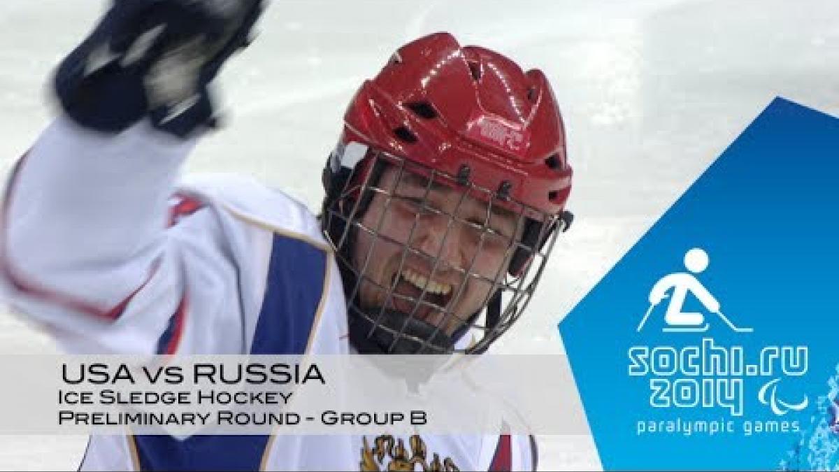 USA vs Russia highlights | Ice sledge hockey | Sochi 2014 Paralympic Winter Games