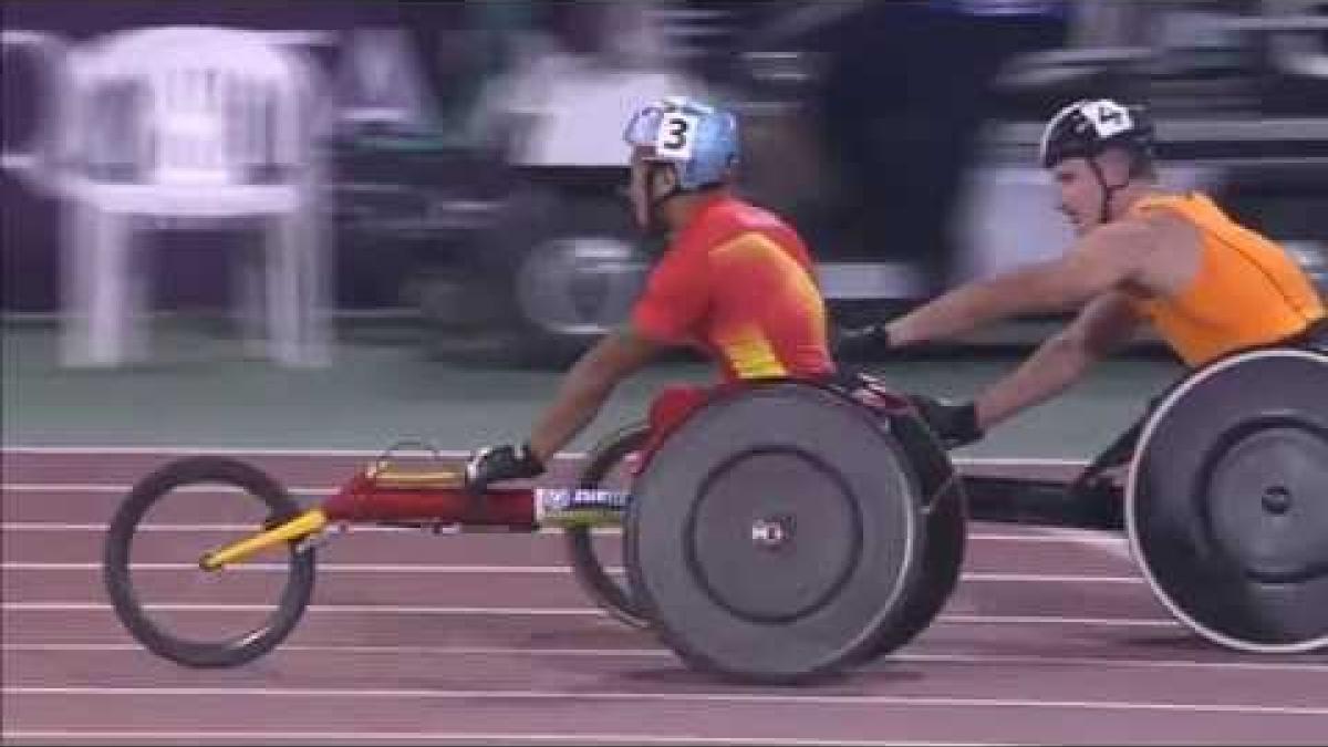 Men's 100m T54 | final |  2015 IPC Athletics World Championships Doha