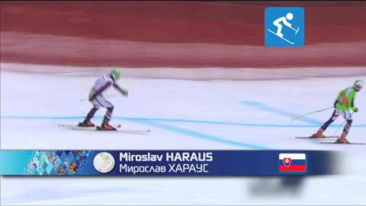 Men's downhill visually impaired medallist highlights | Alpine skiing | Sochi 2014 Paralympics