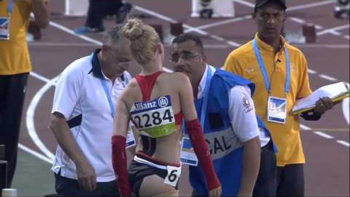Women's 100m T47 | heat 3 |  2015 IPC Athletics World Championships Doha