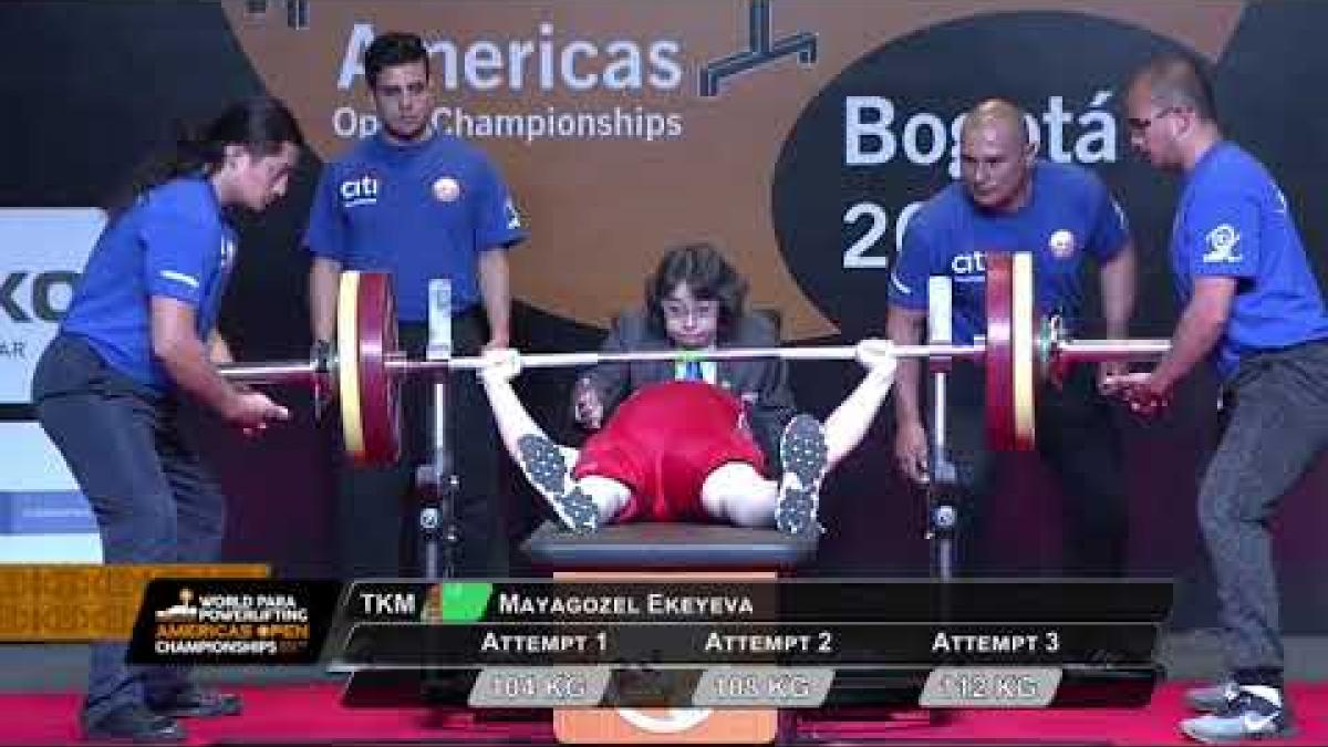 Mayagozel Ekeyeva | Turkmenistan | Women's up to 79kg | WPPO Americas Open Champs | Bogota 2018