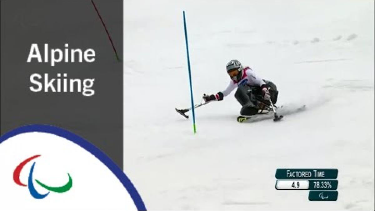 Heike EDER | Women's Slalom Runs 1&2 |Alpine Skiing | PyeongChang2018 Paralympic Winter Games