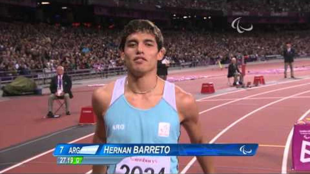 Athletics - Men's 200m - T35 Final - London 2012 Paralympic Games