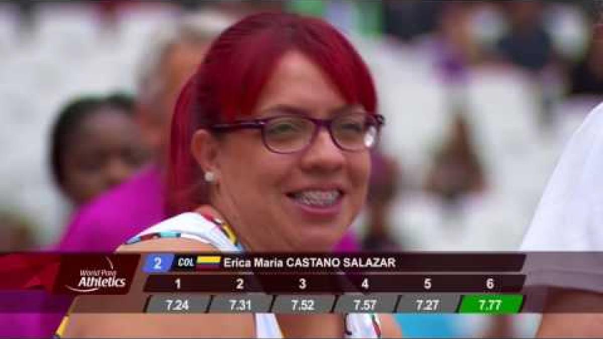 Erica Maria Castano Salazar | Silver – Women’s ShotPut F55 Final | 2017 World Para Athletics