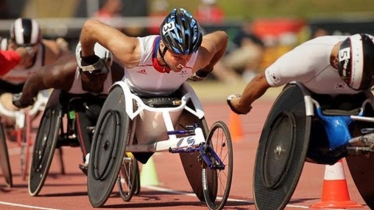 Athletics -  men's 800m T54 semifinal 2 - 2013 IPC Athletics World Championships, Lyon