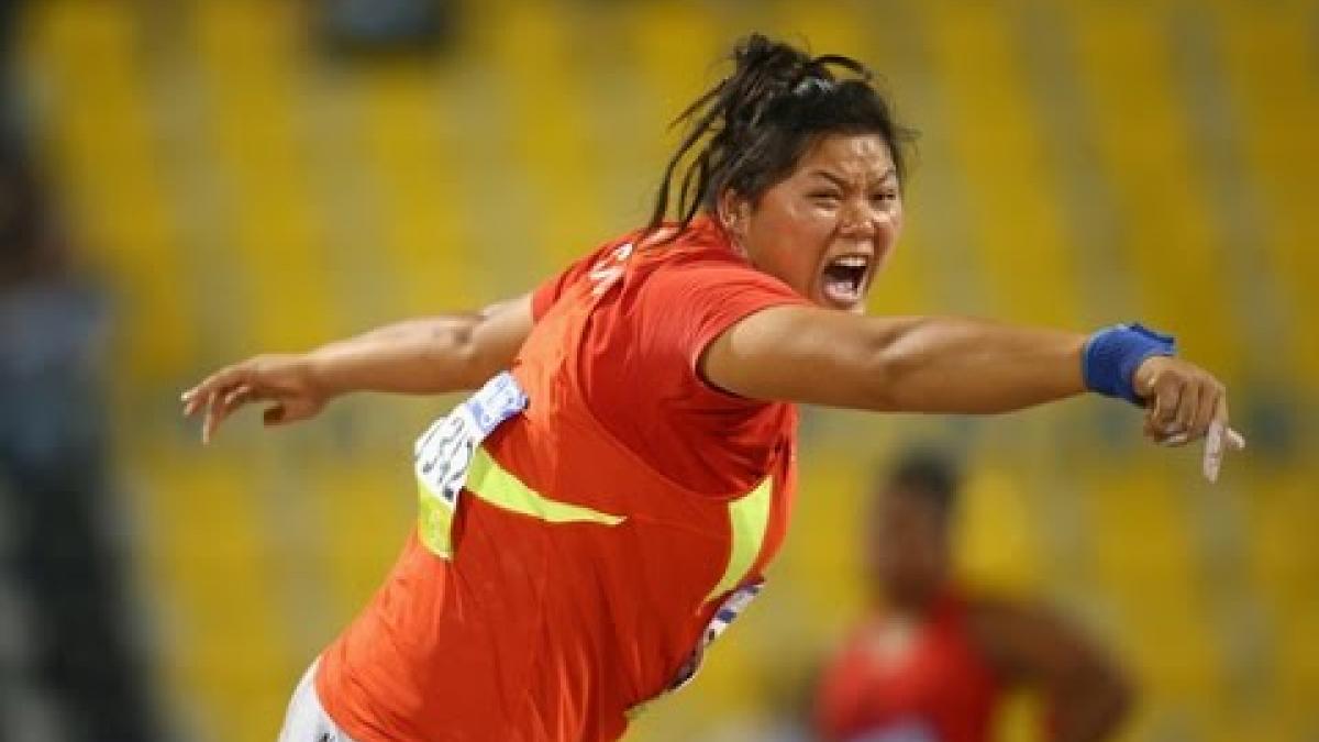 Women's shot put F44 | final |  2015 IPC Athletics World Championships Doha