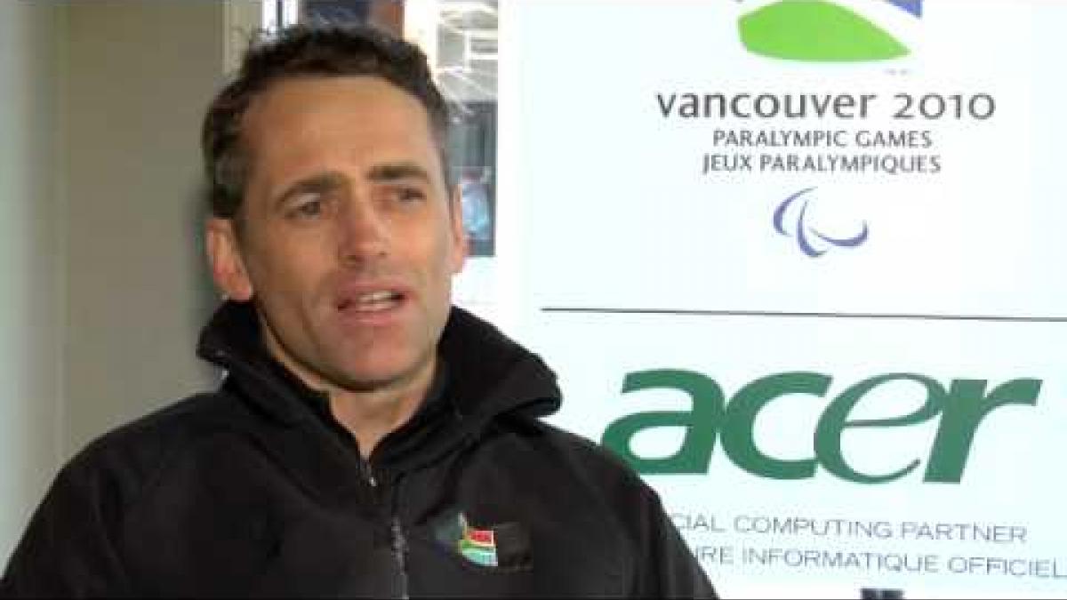 Everyday Heroes - Bruce Warner: the only athlete from South Africa at the Vancouver 2010 Paralympics