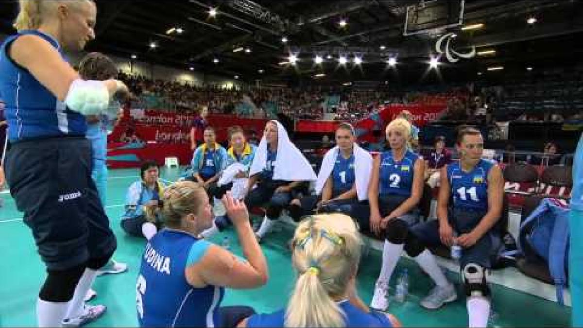 Sitting Volleyball - UKR vs NED - Women's Bronze Match - London 2012 Paralympic Games
