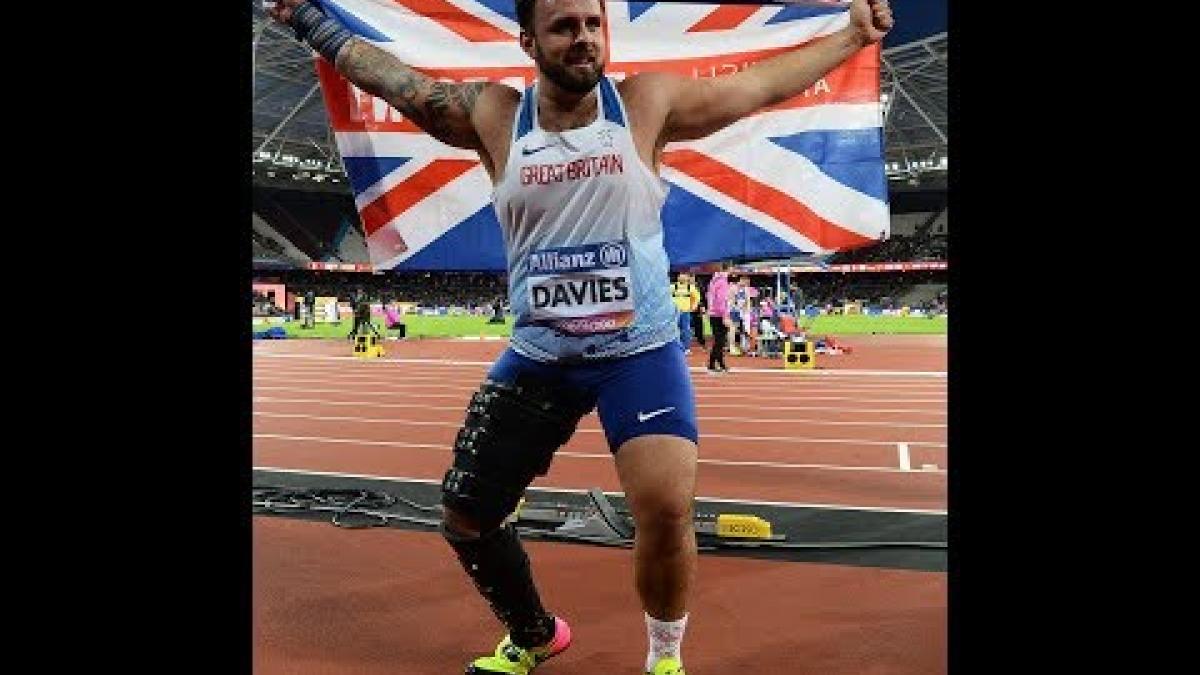 Aled DAVIES Gold Men's Shot Put F42 | Final | London 2017 World Para Athletics Championships