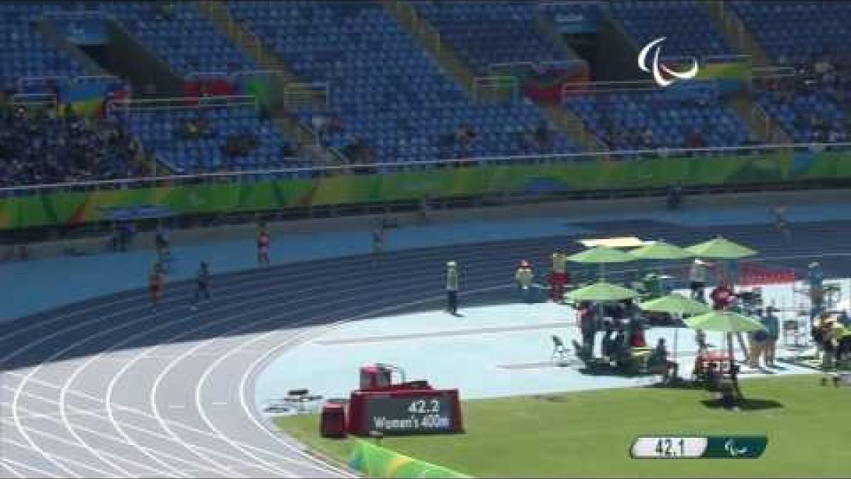 Athletics | Women&#039;s 400m - T37 Round 1 heat 2 | Rio 2016 Paralympic Games