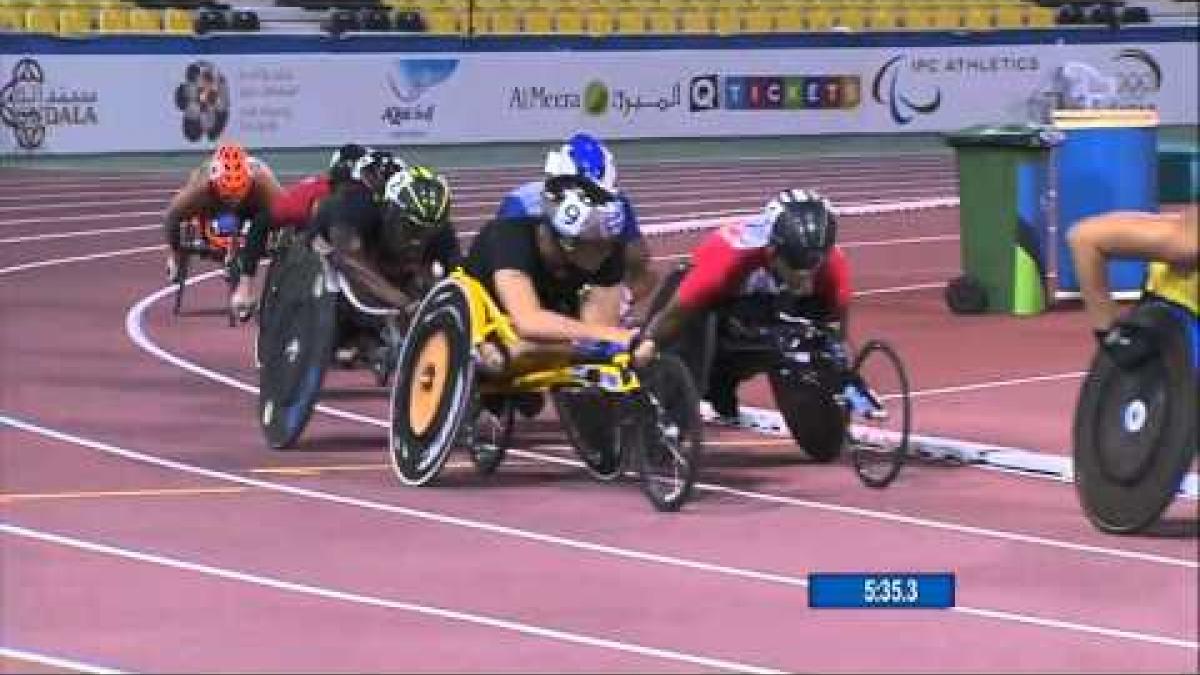 Men's 5000m T54 | heat 3 |  2015 IPC Athletics World Championships Doha