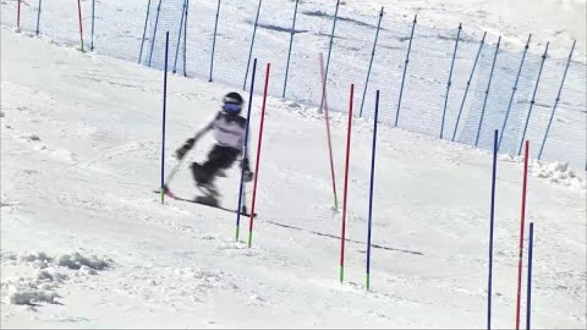 Anna-Lena Forster | Slalom Sitting Day 4 | World Para Alpine Skiing World Cup | La Molina 2019