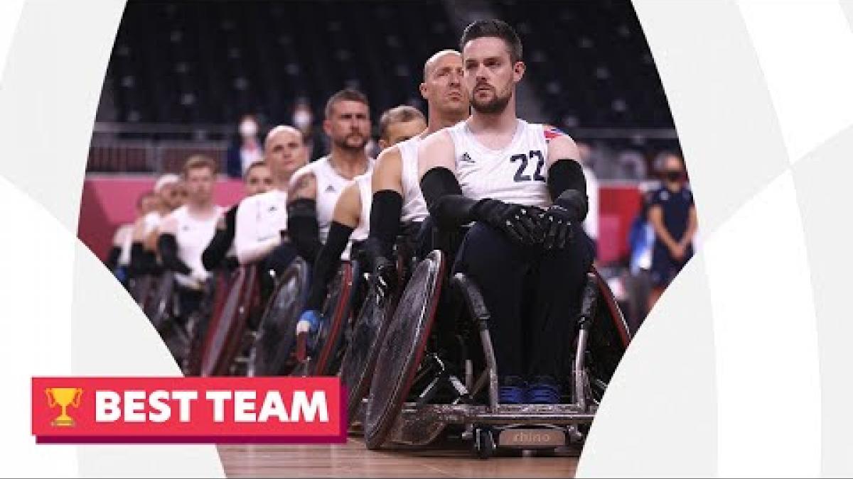🏆 Great Britain Wheelchair Rugby wins Best Team | 2021 Paralympic Sports Awards