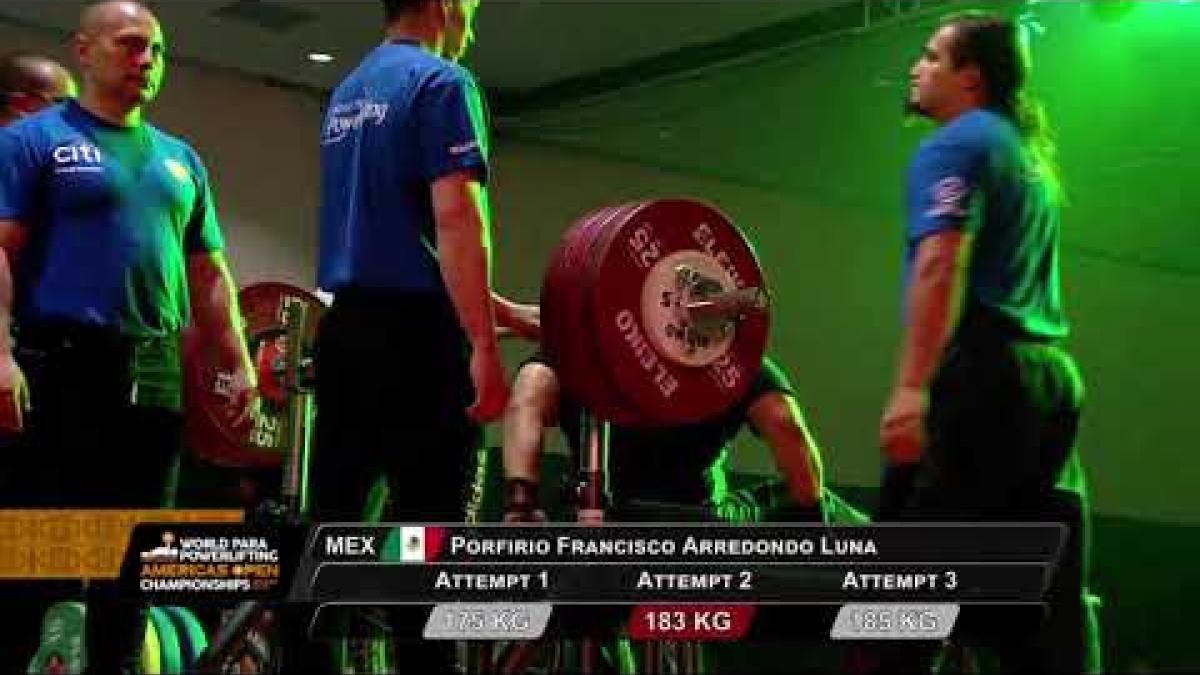 Porfirio Arrendondo Luna | Mexico | Men's up to 80kg | WPPO Americas Champs | Bogota 2018