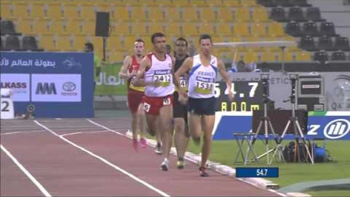 Men's 800m T38 | heat 2 |  2015 IPC Athletics World Championships Doha