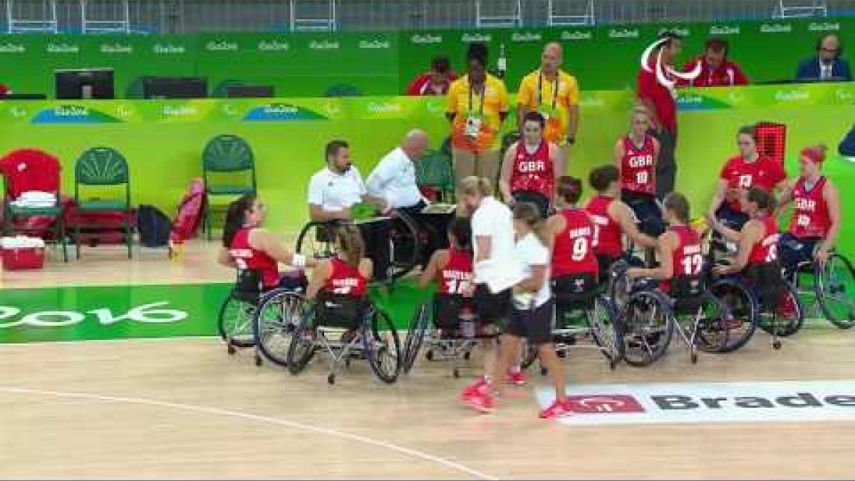 Wheelchair Basketball | ARG vs GBR| Women’s preliminaries | Rio 2016 Paralympic Games