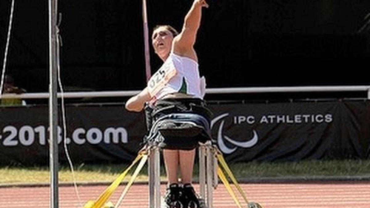 Athletics - women's javelin throw F54/55/56 final - 2013 IPC Athletics World Championships, Lyon