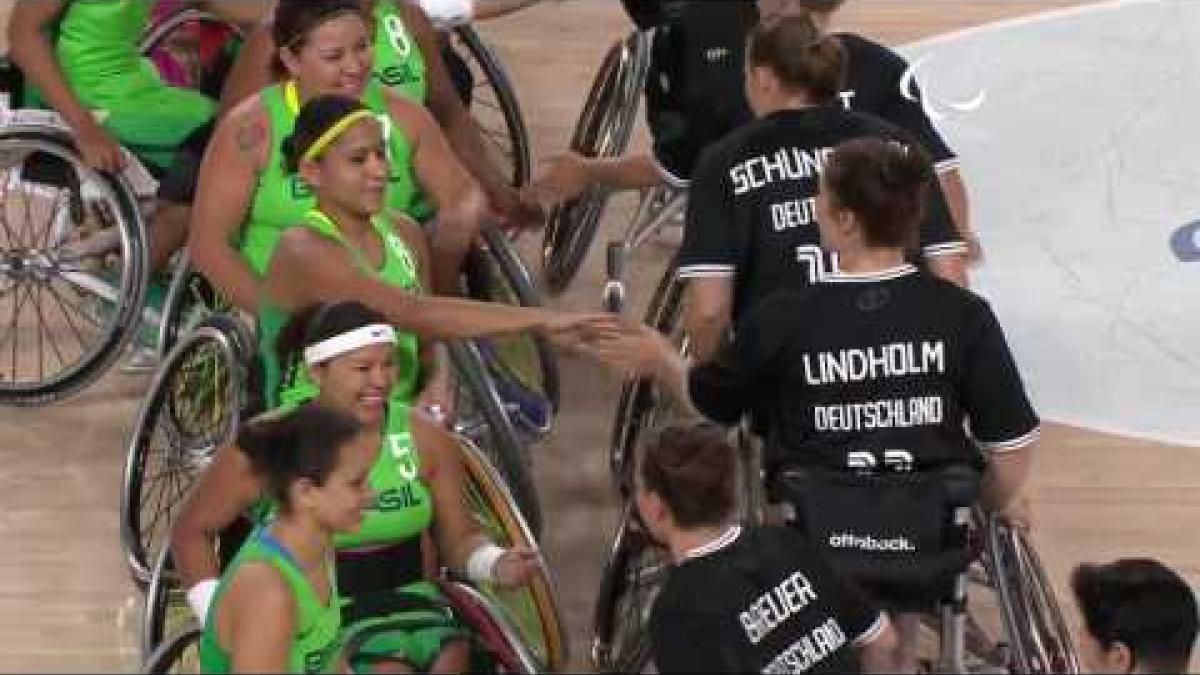 Wheelchair Basketball | Germany vs Brazil | Women’s preliminaries | Rio 2016 Paralympic Games