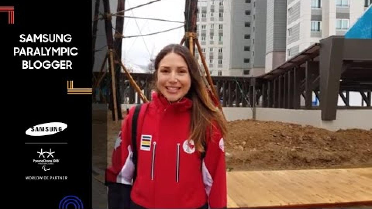Erin Latimer | Para Ice Hockey - Canada vs Korea | Samsung Paralympic Blogger | PyeongChang 2018