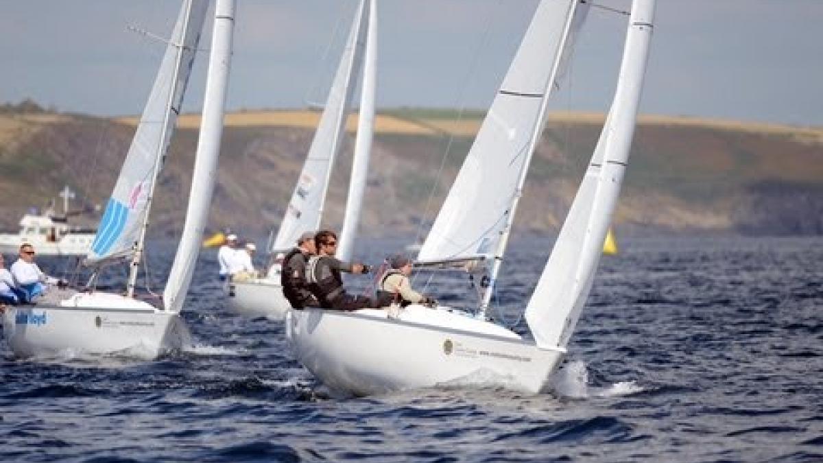 Sonar Finish - 2013 IFDS Sailing World Championships - 29 August 2013