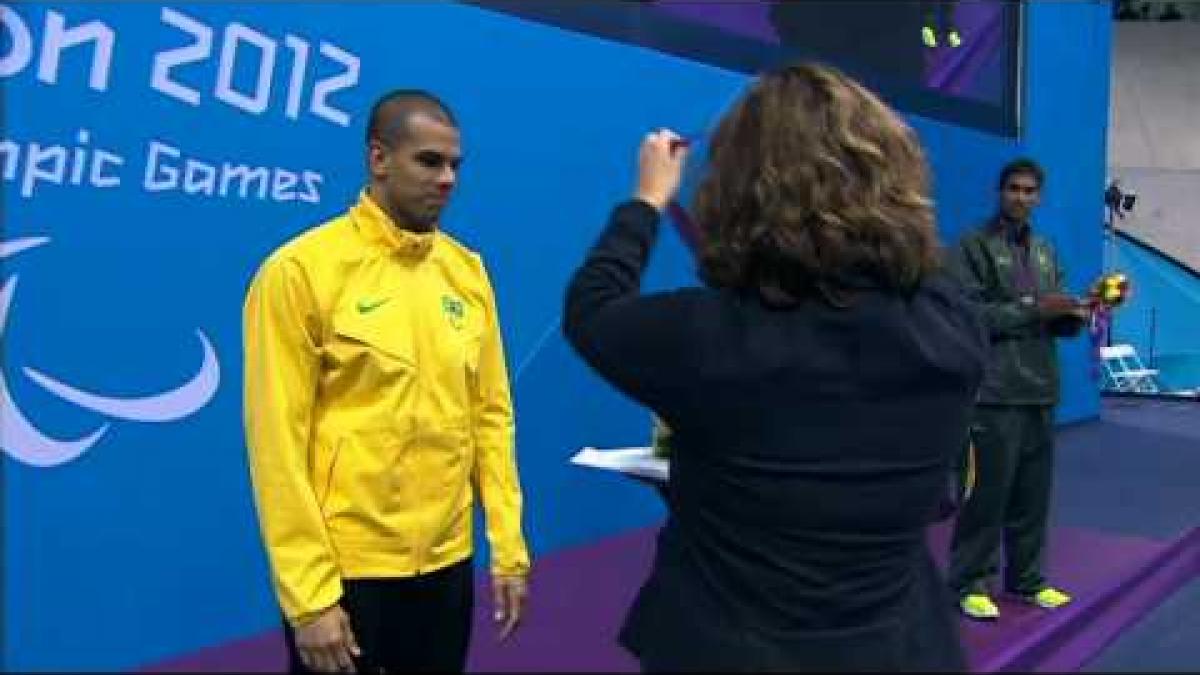 Swimming   Men's 100m Butterfly   S10 Victory Ceremony   2012 London Paralympic Games