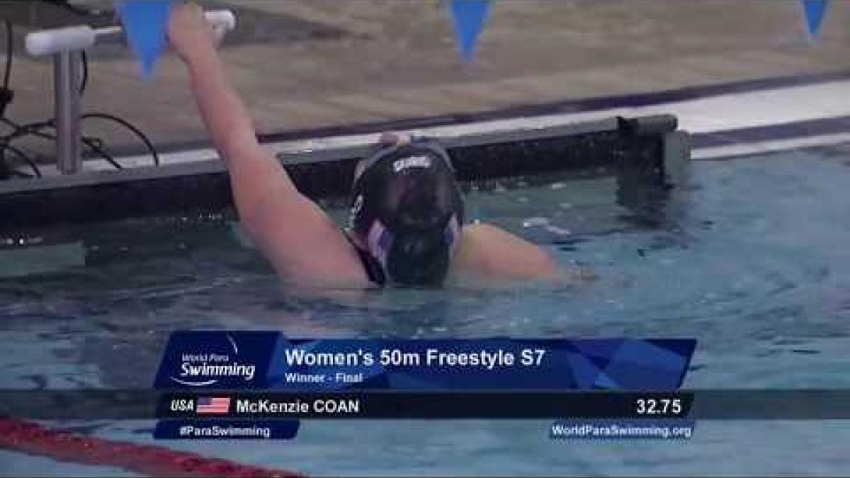 Women's 50 m Freestyle S7 | Final | Mexico City 2017 World Para Swimming Championships