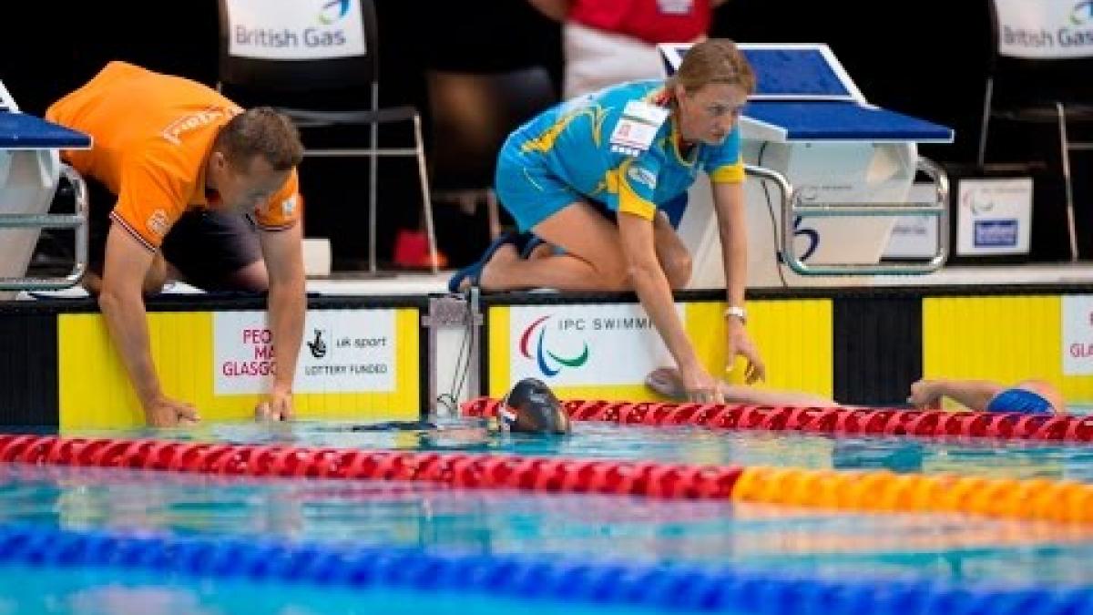 Sviderska breaks women's 150m IM SM3 world record | 2015 IPC Swimming World Champs