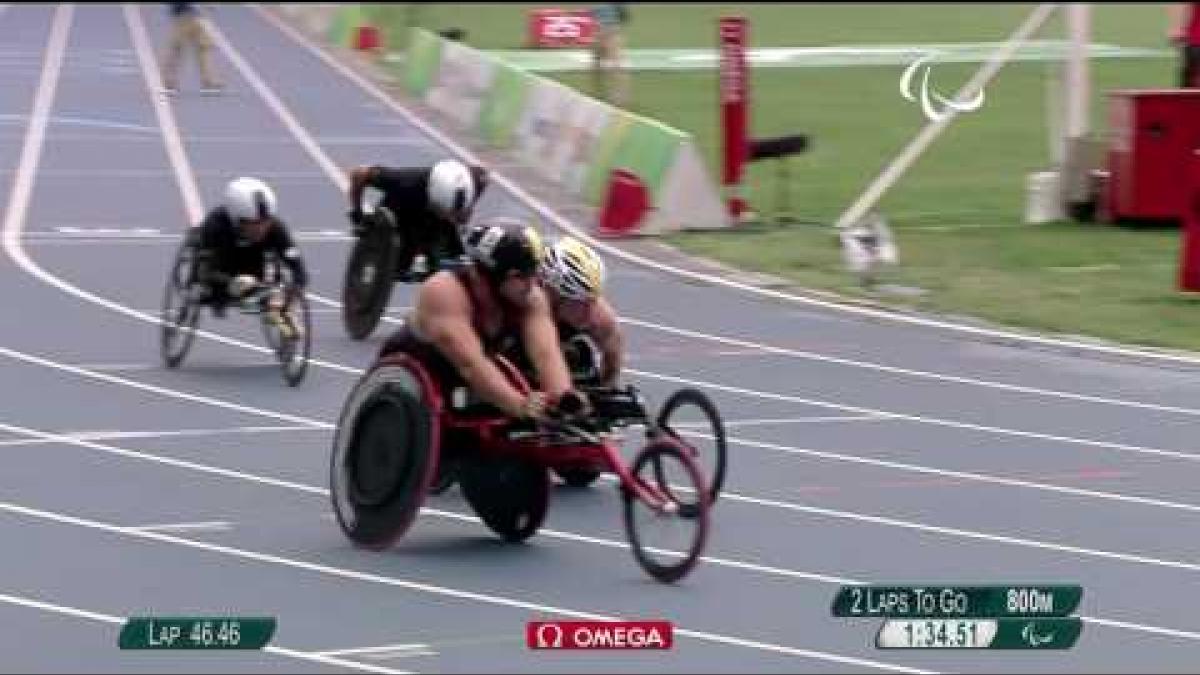 Athletics | Men's 4x400m - T53/54 Round 1 Heat 1 | Rio 2016 Paralympic Games