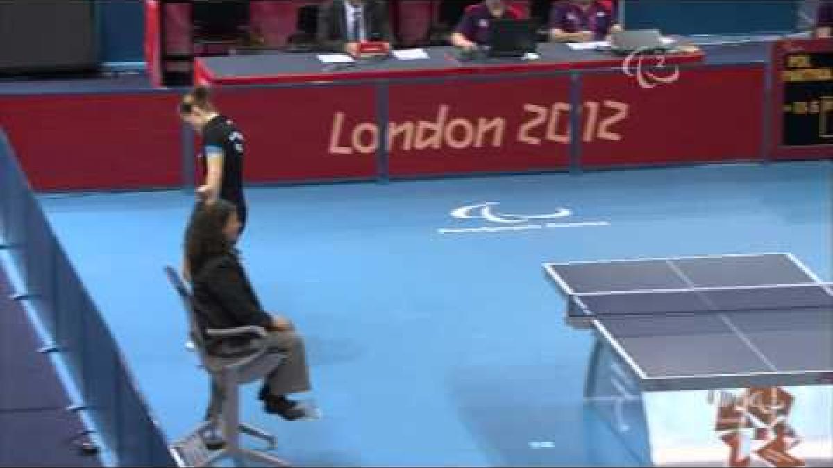 Table Tennis - POL vs CHN - Women's Singles - Cl 10 Gold Medal match - London 2012 Paralympic Games