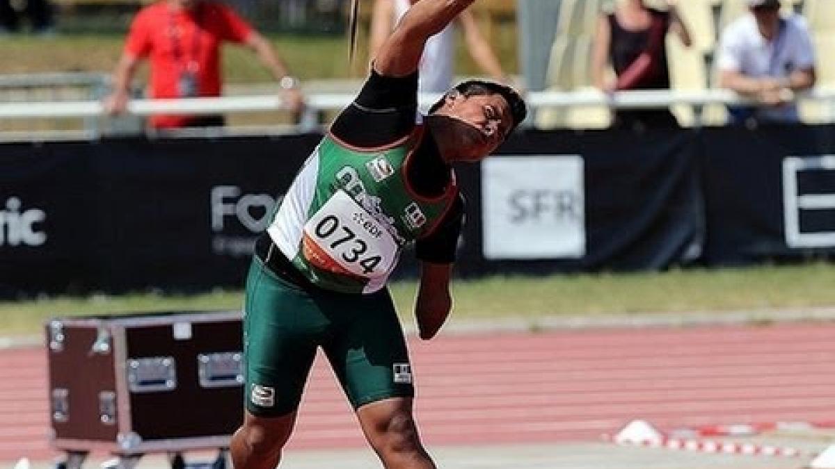 Athletics - men's javelin throw F46 final - 2013 IPC Athletics World Championships, Lyon