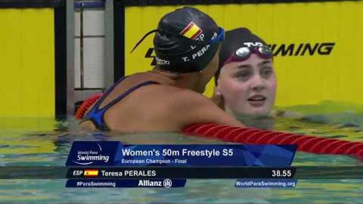Women&#039;s 50m Freestyle S5 Final | Dublin 2018