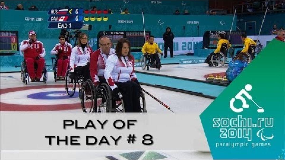 Day 8 | Wheelchair curling play of the day | Sochi 2014 Paralympic Winter Games