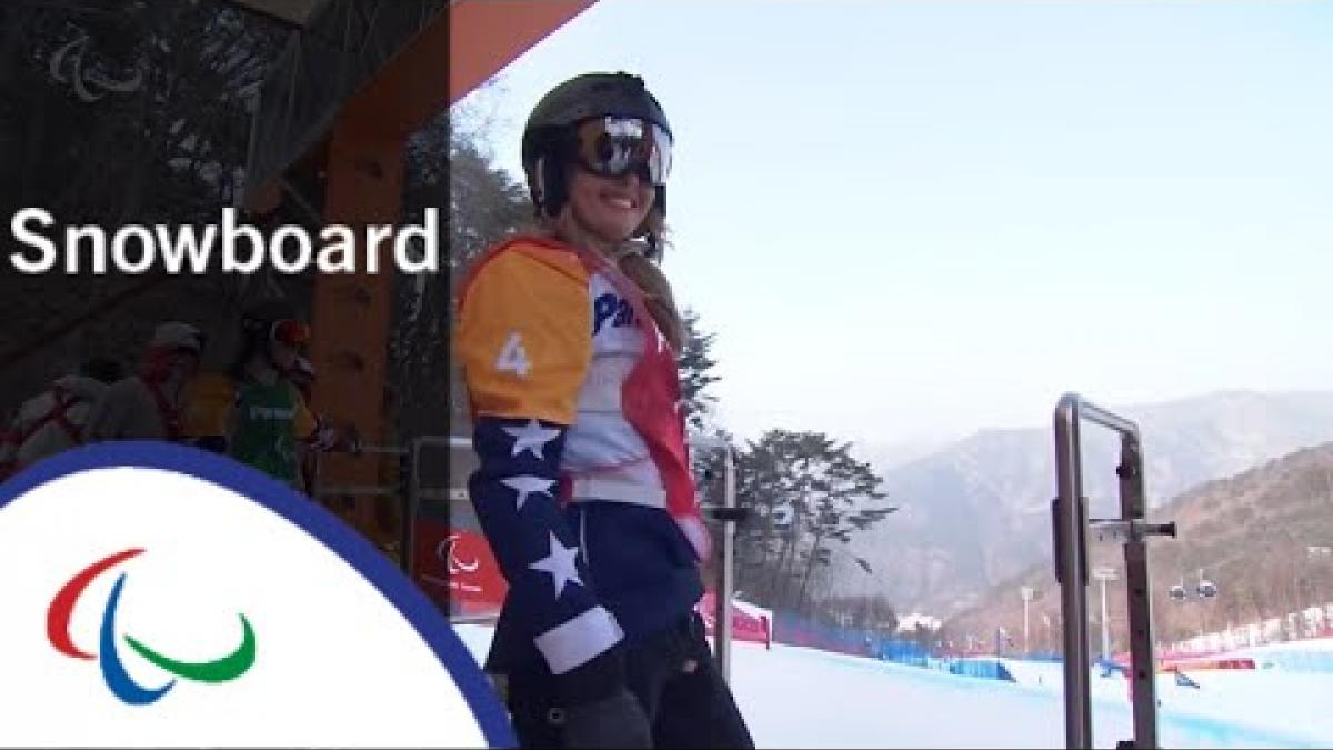 Brenna HUCKABY VS. Amy PURDY |Snowboard cross | Big Final| PyeongChang2018 Paralympic Winter Games