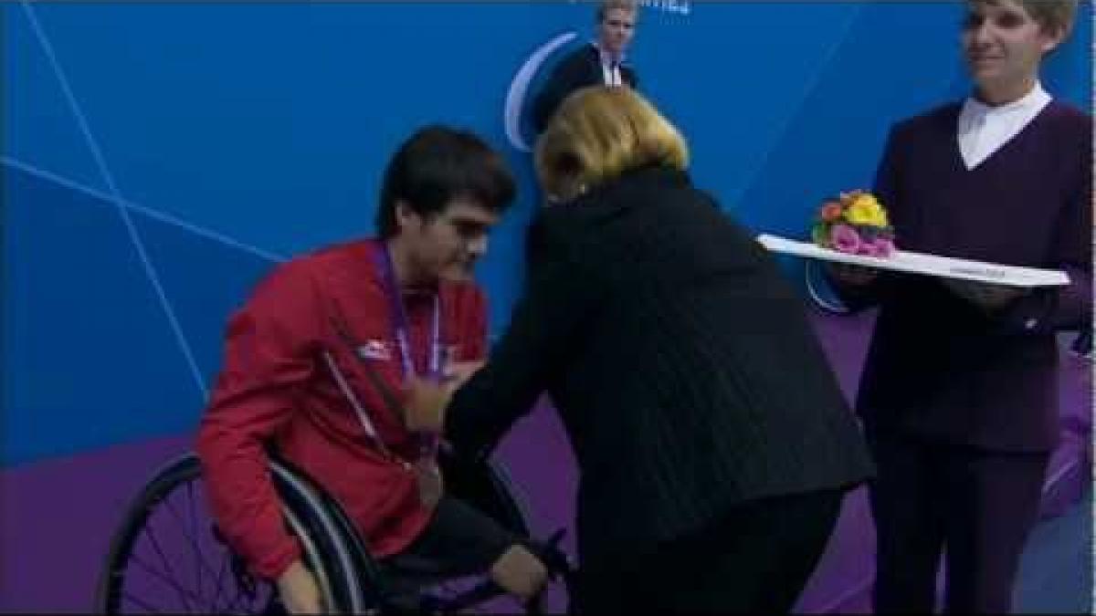 Swimming - Men's 150m Individual Medley - SM4 Victory Ceremony - London 2012 Paralympic Games