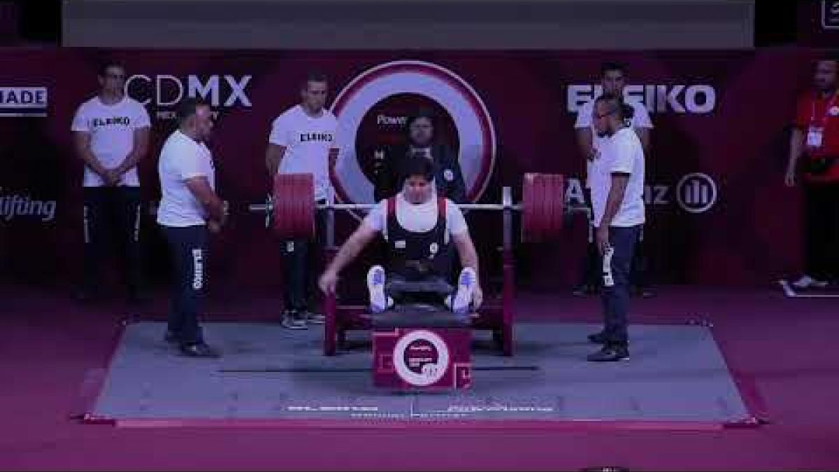 Majid Farzin | Gold | Men's Up to 80kg | Mexico City 2017 World Para Powerlifting Championships