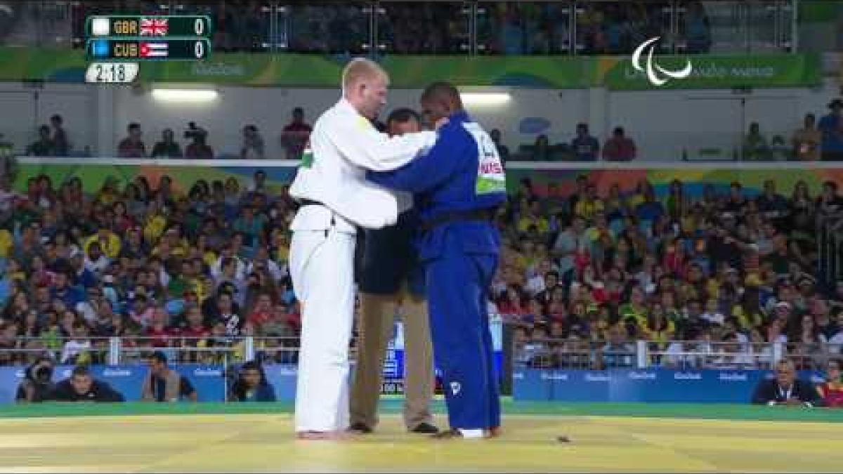 Judo | Great Britain v Cuba | Men&#039;s -100kg Bronze Medal Contest  | Rio 2016 Paralympic Games