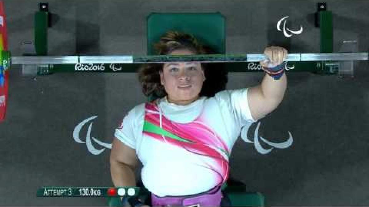 Powerlifting | PEREZ Amalia | World Record| Women’s -55kg | Rio 2016 Paralympic Games