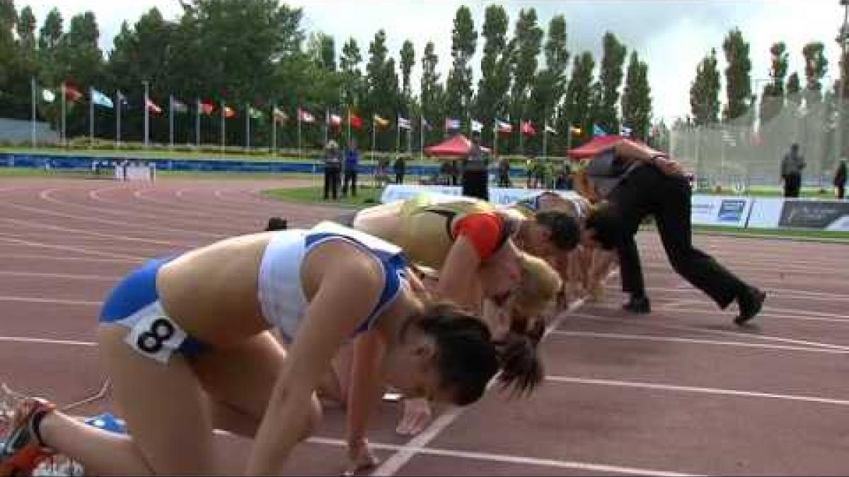 Womens 100m T13 - 2011 IPC Athletics World Championships